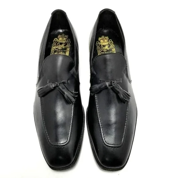 Johnston & Murphy Men Loafer Tasseled Leather Shoe - Picture 3 of 10
